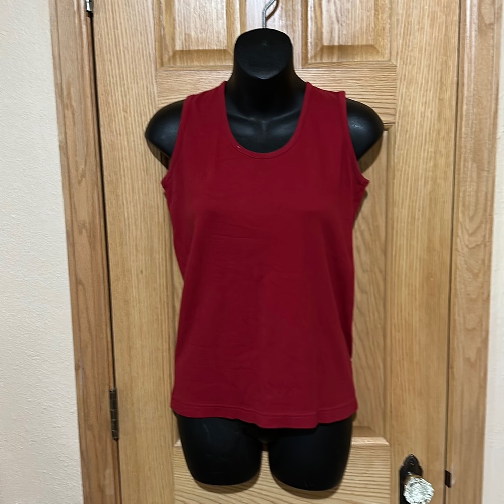 Red tank top Christopher & Banks
